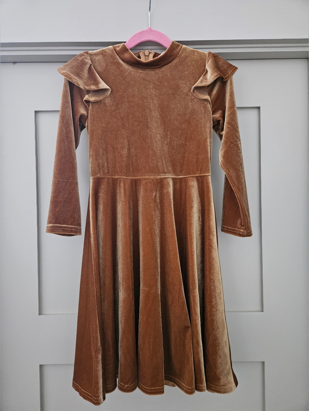 Ivy City Co Girls Velvet Dress